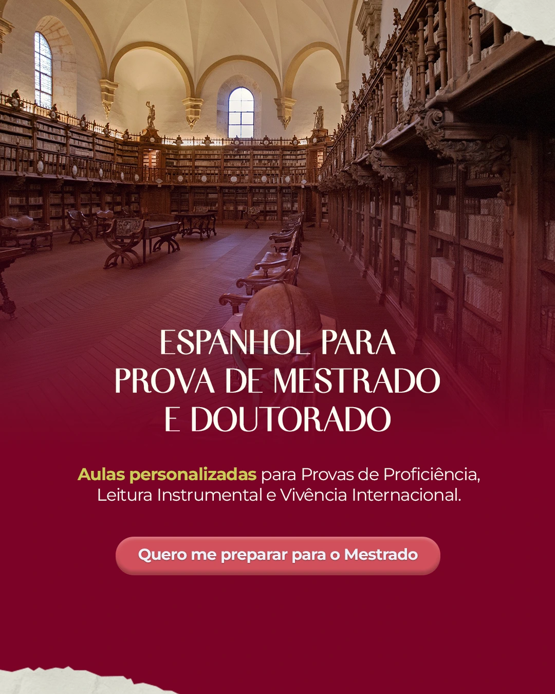 Espanhol para Doutorado - Aulas Direcionadas para a sua Pesquisa e Aprovação no Exame de Proficiência