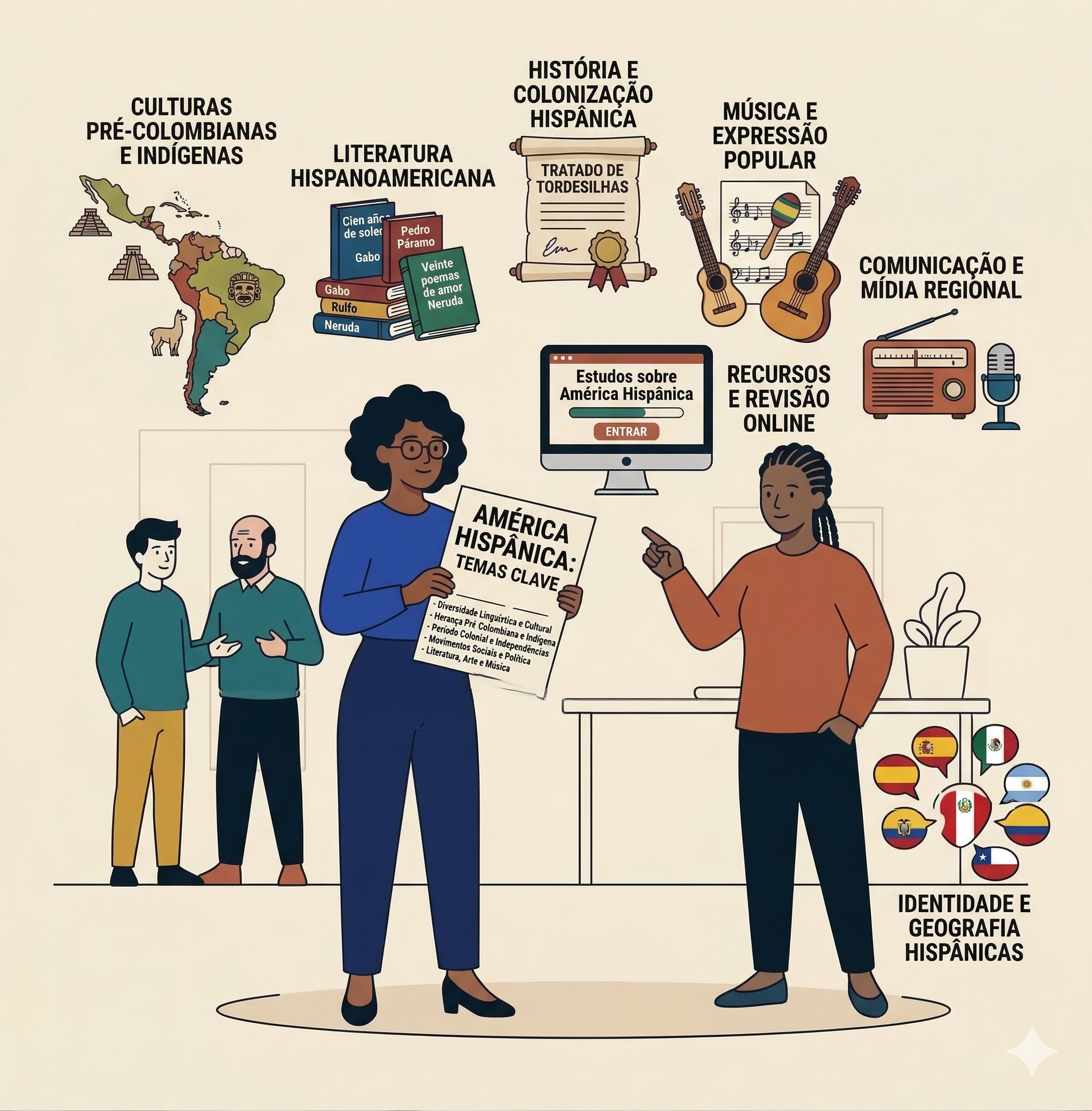 América Hispânica: Cultura, Destinos e o Poder do Idioma